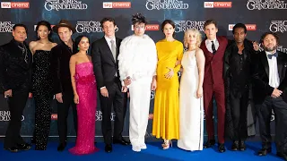 FANTASTIC BEASTS 2 UK Premiere Red Carpet - The Crimes of Grindelwald