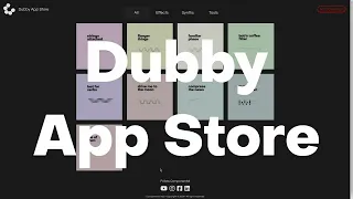 Dubby App Store - Browse, Choose, and Flash Audio Algorithms Directly From The Browser