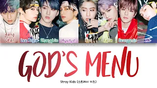 STRAY KIDS (스트레이 키즈) “God’s Menu (神메뉴)” Lyrics [Color-Coded: Eng, Rom, Han/가사]