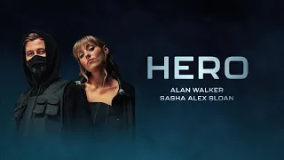 Alan Walker & Sasha Alex Sloan -Hero (Lyrics) مترجمة