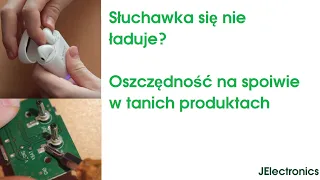 Słuchawki bezprzewodowe się nie ładują? Naprawa bardzo jakościowego produktu | JElectronics