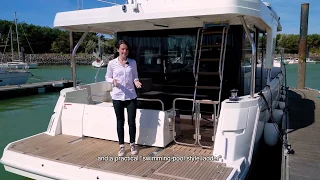 Bénéteau Swift Trawler 41 - Video 2: The exterior (English Subtitles)