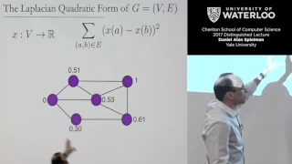 The Laplacian Matrices of Graphs: Algorithms and Applications