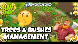 How I Manage My Trees & Bushes in Hay Day