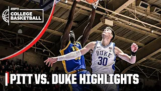 Pittsburgh Panthers vs. Duke Blue Devils | Full Game Highlights