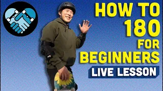 How to 180 on a skateboard for Beginners, Frontside & Backside 180 skateboarding tutorial