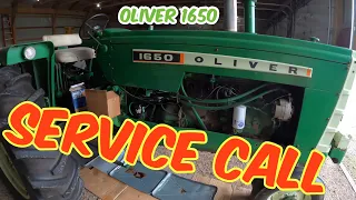 SERVICE CALL: Oliver 1650 gets a new distributor ￼