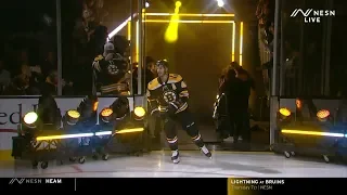 Boston Bruins 2019 Home Opener Introductions 10/12/19