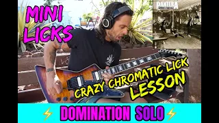 'MINI LICKS SERIES' #21 ⚡ DOMINATION SOLO / Crazy Chromatic Lick 🔥 lesson by ATTILA VOROS (425hZ E)