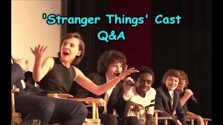 'Stranger Things' Cast Q&A @ Screen Actors Guild Screening (FIXED AUDIO)