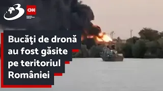 Bucăţi de dronă au fost găsite pe teritoriul României