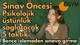 YKS’de ÜSTÜNLÜK sağlattıracak 5 Taktik Tıpçıdan kesin tavsiyeler - İzlemeden Sınava Girme