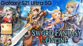 Sword Fantasy Online | Vertical MMORPG | Android Gameplay | Galaxy S21 Ultra 16/512 Snapdragon 888