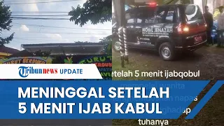 Pengantin Wanita di Palembang Meninggal Seusai 5 Menit Ijab Kabul, Sempat Pingsan Diduga Kelelahan