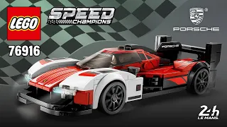 LEGO® Speed Champions Porsche 963 (76916)[280 pcs] Step-by-Step Instructions @TopBrickBuilder