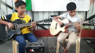 Metallica - Enter Sandman by Akshaj and Athreya #metal #Metallica #entersandman