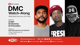 1998 DMC US DJ Finals WatchAlong w/ DJ Craze, DJ Dummy, DJ Shortkut + DJ Precision :::: BPM Supreme