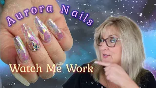 Aurora Nails | Crystal Placement | Watch Me Work