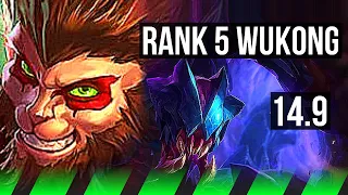 WUKONG vs REK'SAI (JGL) | Rank 5 Wukong, 10/2/2 | JP Master | 14.9