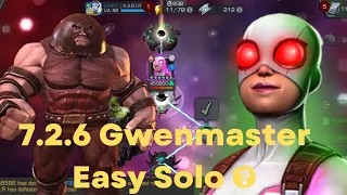 GwenMaster Easy Solo With Juggernaut 4.52 minutes ❤️(No link Path) 7.2.6 The best Option 🔥