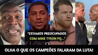 TENS0🚨 LENDAS DO BOXE REVELAM PREOCUPAÇÃO para LUTA entre Mike Tyson x Jake Paul e FAZEM PREVISÃO