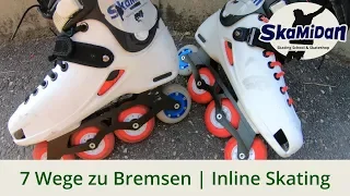 Skates: Endlich bremsen lernen // How To Brake And Stop - 7 Ways - Fitness Inline Basics #02