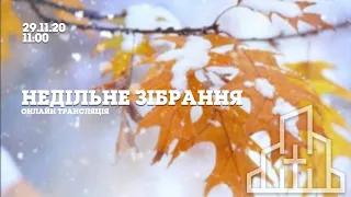 НЕДІЛЬНЕ  ЗІБРАННЯ -  (29.11.2020)