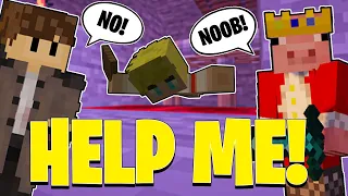 Tommy gets bullied by Technoblade, Wilbur and Tubbo after TRAPPING himself! (Dream SMP)