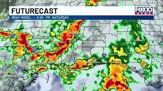 Rain chances ramp up for weekend