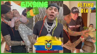 6ix9ine regala dinero a familia ecuatoriana con hijos con síndrome de Down