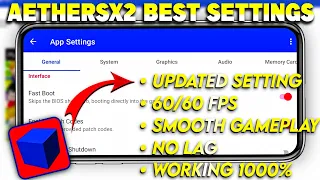 {2024}🔥Aethersx2 Emulator Best Settings For All Android Phones | 60 FPS No Lag Setting For Aethersx2