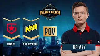 CS:GO - PoV - nafany - Gambit vs. Natus Vincere - DreamHack Masters Spring 2021 - Grand Final