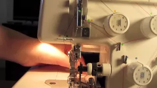 How to thread a Serger