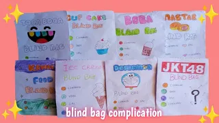 💸 paper diy💸 blind bag complication | ASMR | no music 🔇| #blindbag #diy #papercraft #craft #asmr