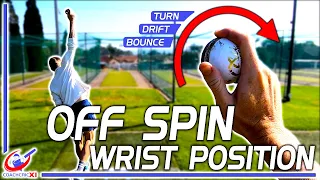 Off Spin Wrist Position Drills - Get More SPIN