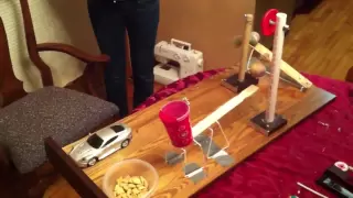 Simple Rube Goldberg Machine - Pouring Milk