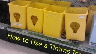 How to use a Timms Trap