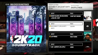 NBA2K20 Soundtrack (Best 2K Clean Version)Bad Bunny Ft Diplo & Nitti Gritti 200 MPH