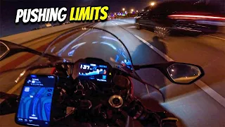 BMW S1000RR "CHILL" NIGHT" RIDE IN MIAMI (ALMOST CRASHED)