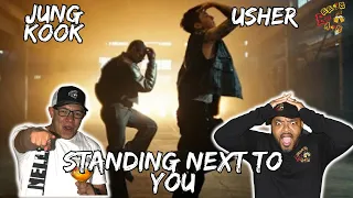 NEXT LEVEL COLLAB!!! | Americans React to Jung Kook & Usher - Standing Next To You