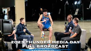 OKC Thunder 2023 Media Day Full Broadcast | Chris Fisher, Michael Cage, Matt Pinto and Royce Young