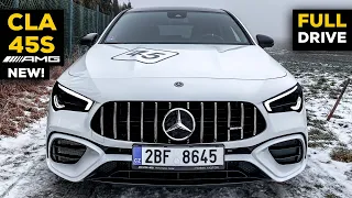 2020 MERCEDES AMG CLA 45 S NEW FULL POV DRIVE Review BRUTAL SOUND 4MATIC+ Shooting Brake