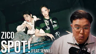 LOVE THIS DUO! | ZICO (지코) ‘SPOT! (feat. JENNIE)’ Official MV | REACTION