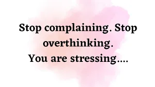 God message for you today || Stop complaining. Stop overthinking.You are stressing…#lawofattraction