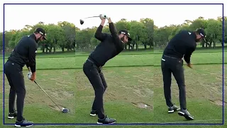 Watch DUSTIN JOHNSON Driving Range Swing Motion