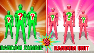 RANDOM ZOMBIE vs RANDOM UNIT | TABS Totally Accurate Battle Simulator