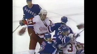 93/94 RS: NYR @ Det Highlights - 12/17/93