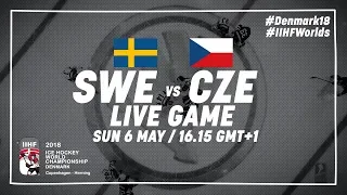 Sweden - Czech Republic | Full Game | 2018 IIHF Ice Hockey World Championship