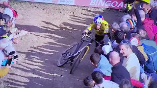 Wout Van Aert fall in Benidorm 2024🥇