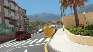 Driving around in the taxi showing yous  Parts of Tenerife Spain